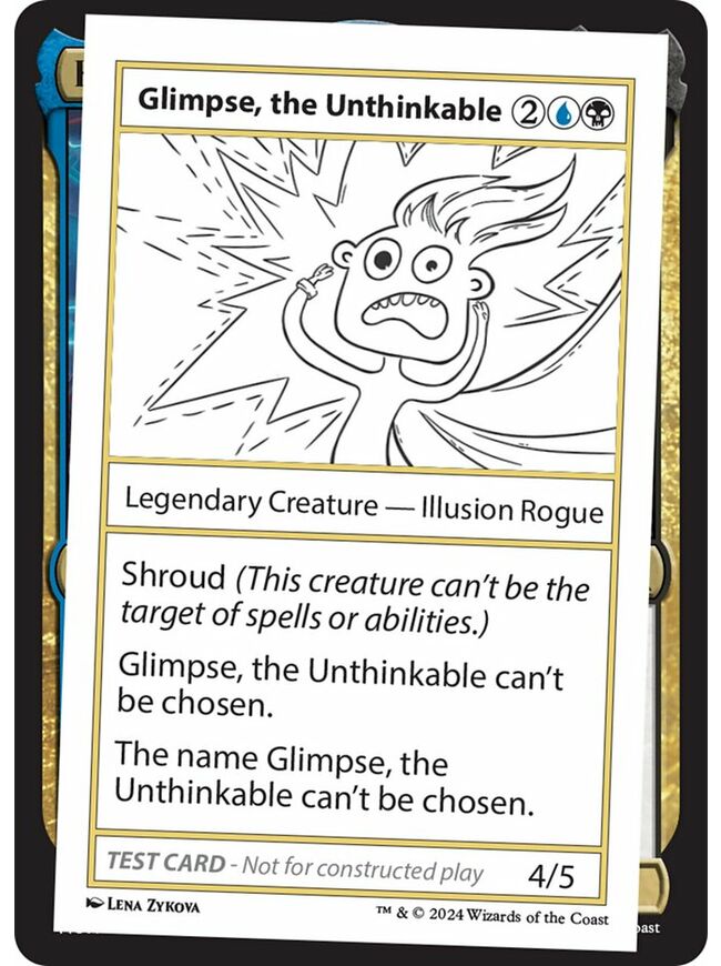 Glimpse, the Unthinkable