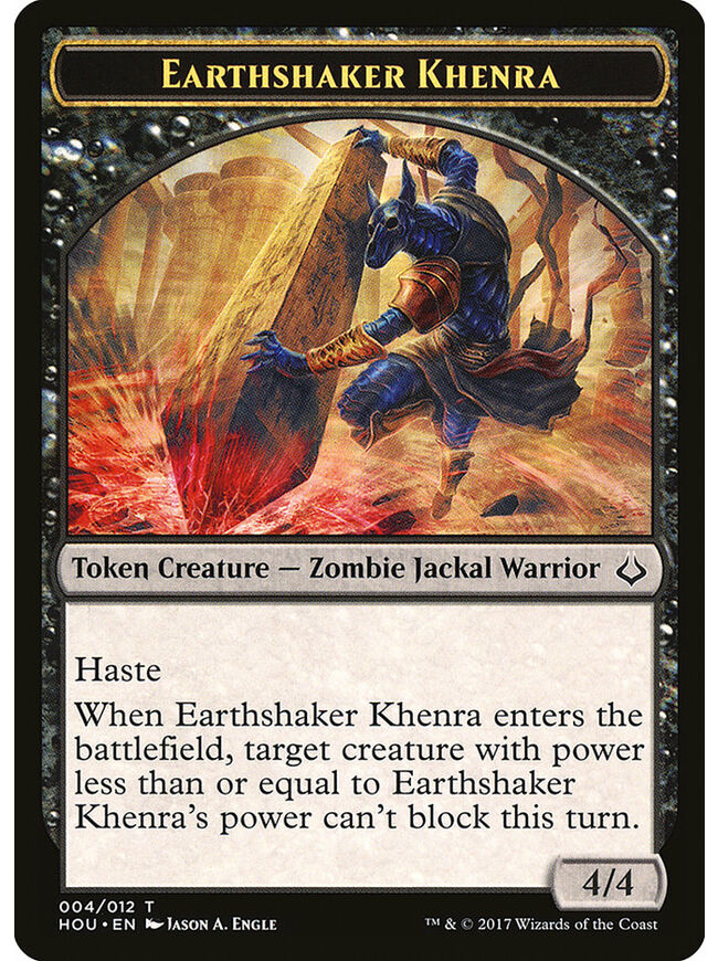 Earthshaker Khenra Token