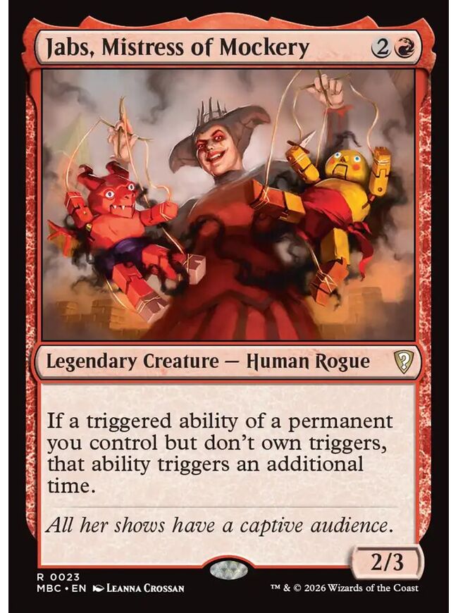Jabs, Mistress of Mockery
