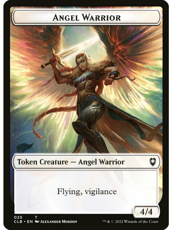 Angel Warrior Token (4/4) (Flying, vigilance)