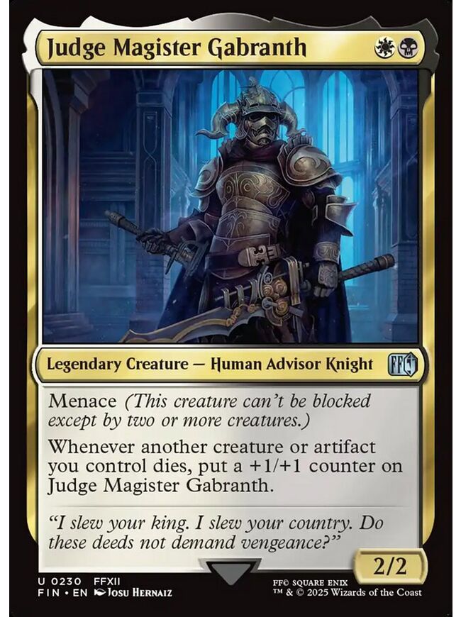 Judge Magister Gabranth