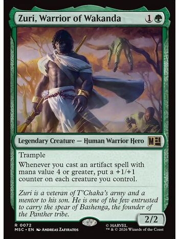 Zuri, Warrior of Wakanda