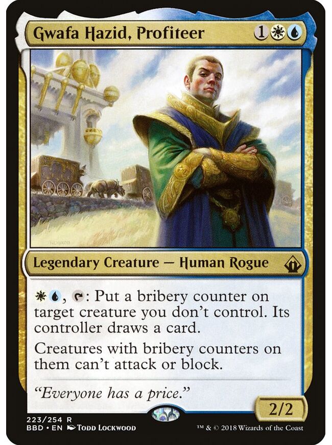 Gwafa Hazid, Profiteer