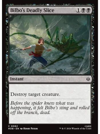 Bilbo's Deadly Slice