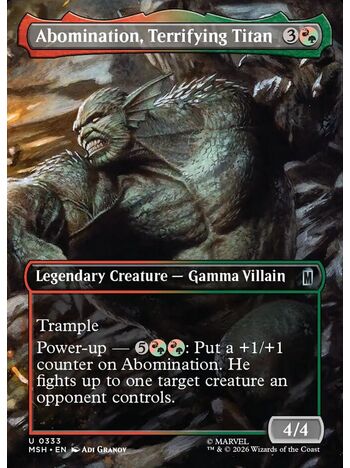 Abomination, Terrifying Titan