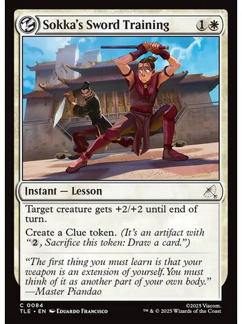 Sokka's Sword Training