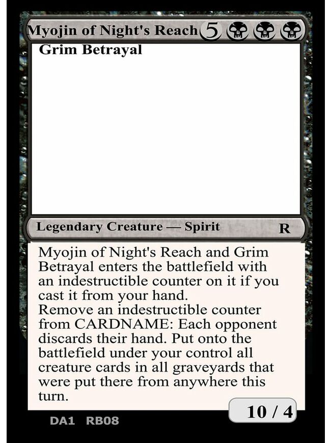 Myojin of Night's Reach Grim Betrayal