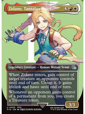 Zidane, Tantalus Thief