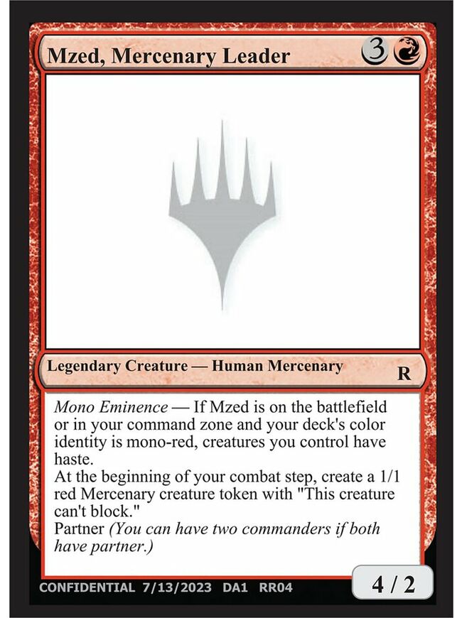 Mzed, Mercenary Leader