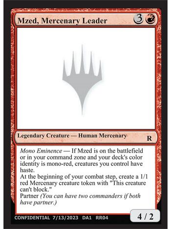 Mzed, Mercenary Leader