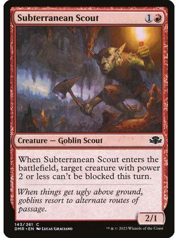 Subterranean Scout