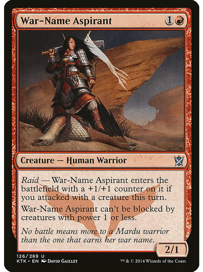 War-Name Aspirant