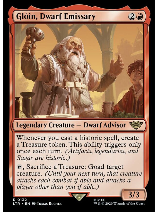 Glóin, Dwarf Emissary