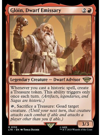 Glóin, Dwarf Emissary