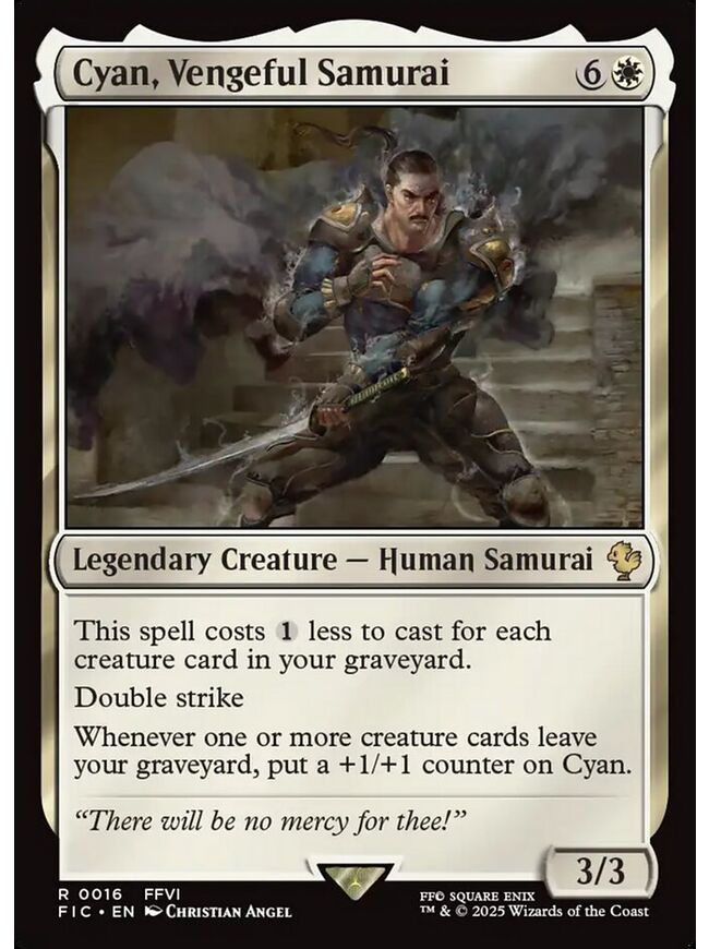 Cyan, Vengeful Samurai