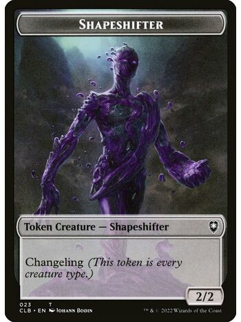 Shapeshifter Token (2/2) (Colorless)