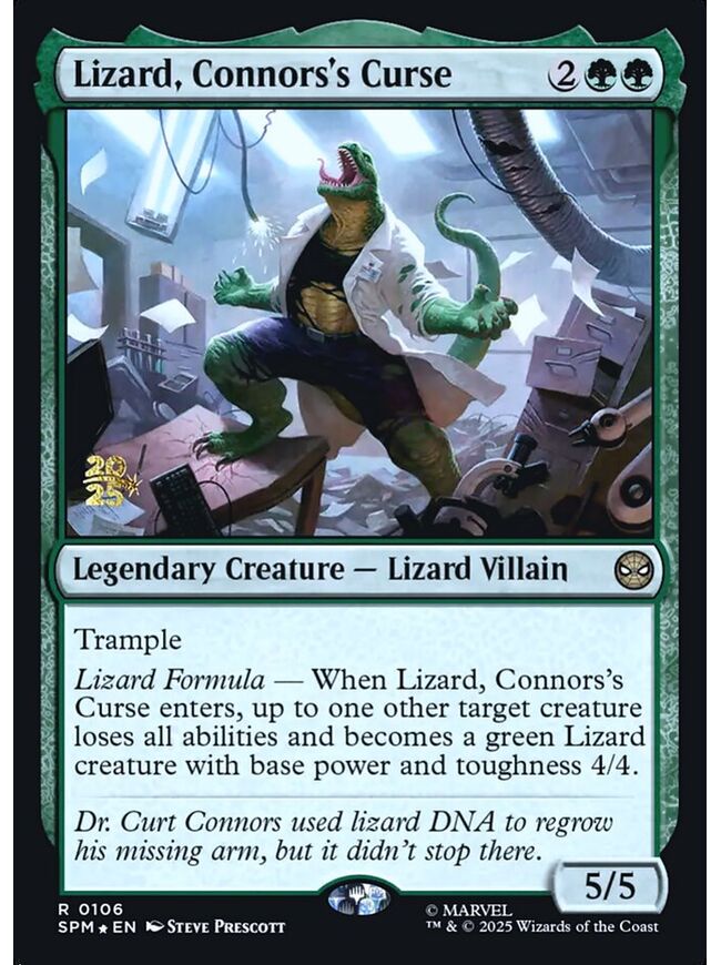 Lizard, Connors's Curse