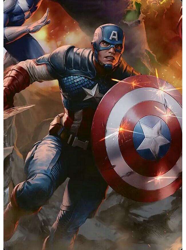 Captain America, Unbowed // Captain America, Unbowed (Art Series)