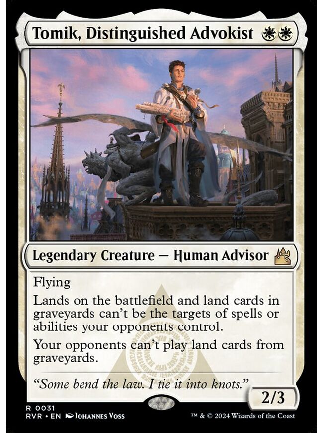 Tomik, Distinguished Advokist