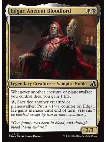 Edgar, Ancient Bloodlord