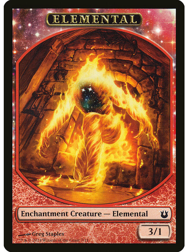 Elemental Token (3/1) (Enchantment)