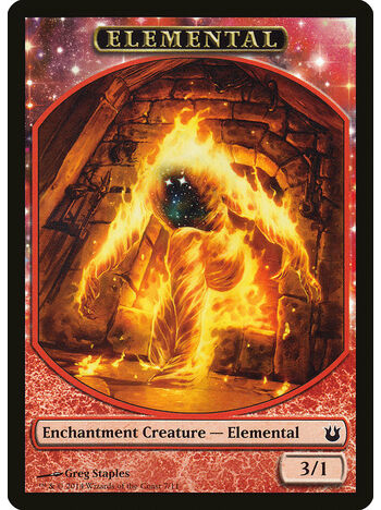 Elemental Token (3/1) (Enchantment)