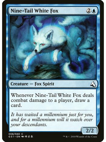 Nine-Tail White Fox