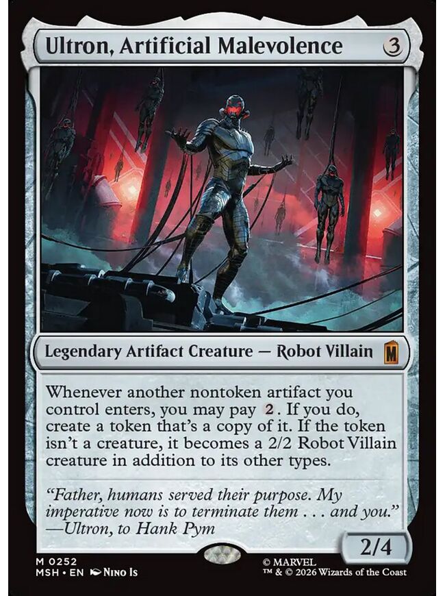 Ultron, Artificial Malevolence