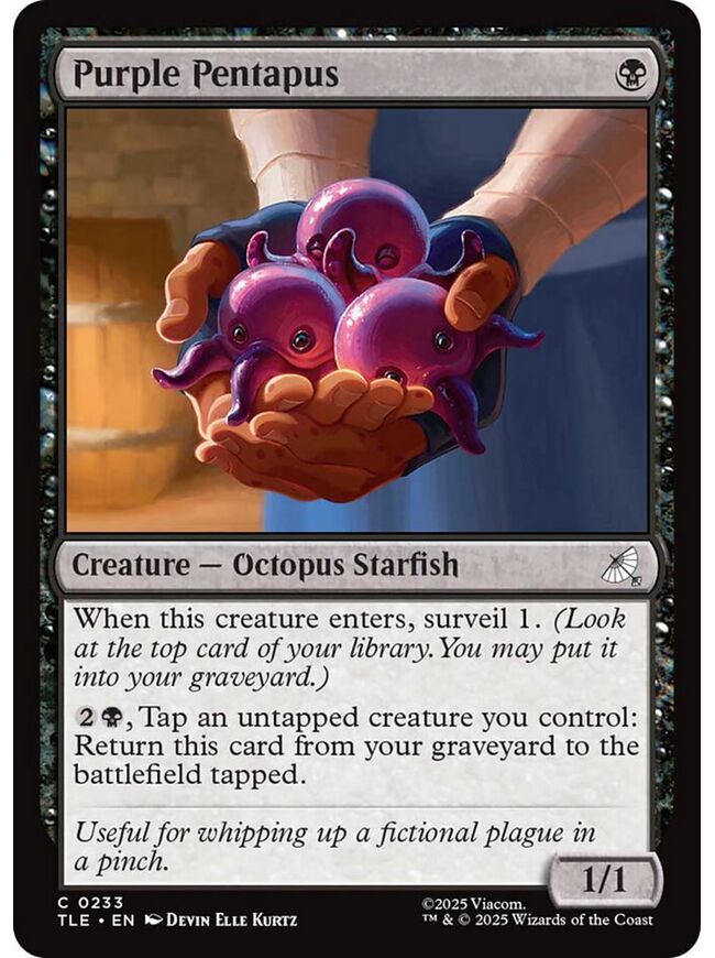 Purple Pentapus