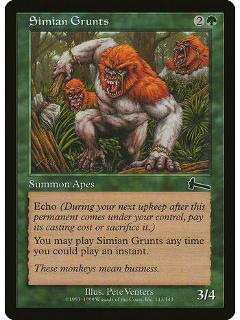 Simian Grunts