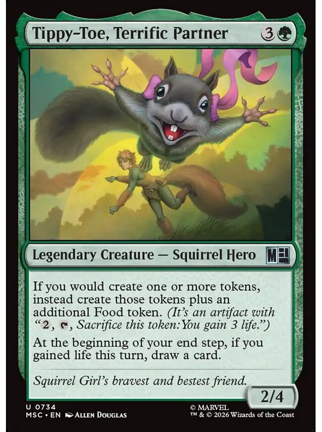 Tippy-Toe, Terrific Partner