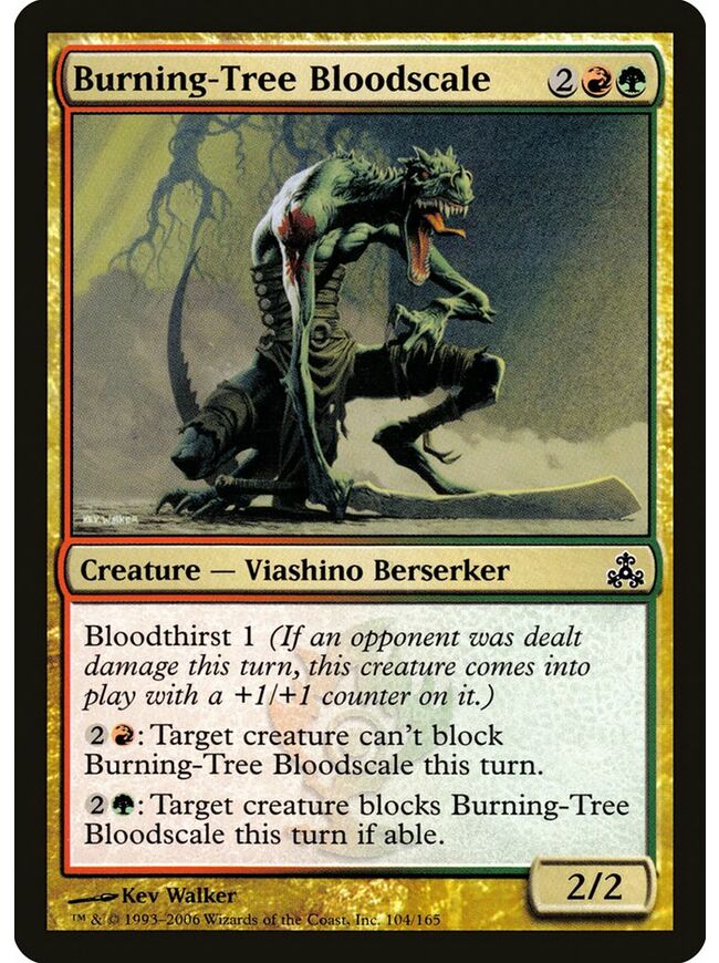 Burning-Tree Bloodscale