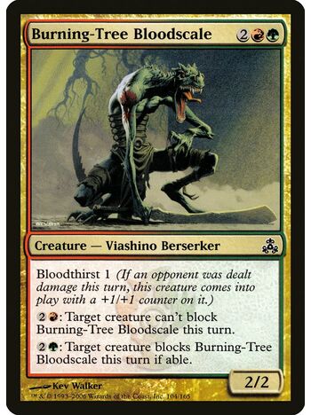 Burning-Tree Bloodscale