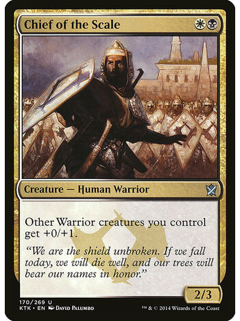 Chief of the Scale