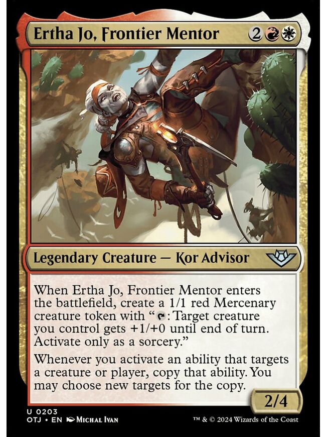 Ertha Jo, Frontier Mentor