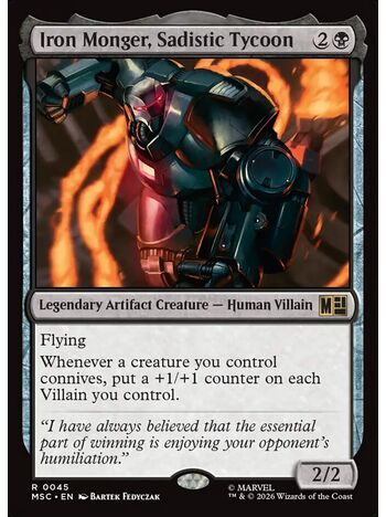 Iron Monger, Sadistic Tycoon