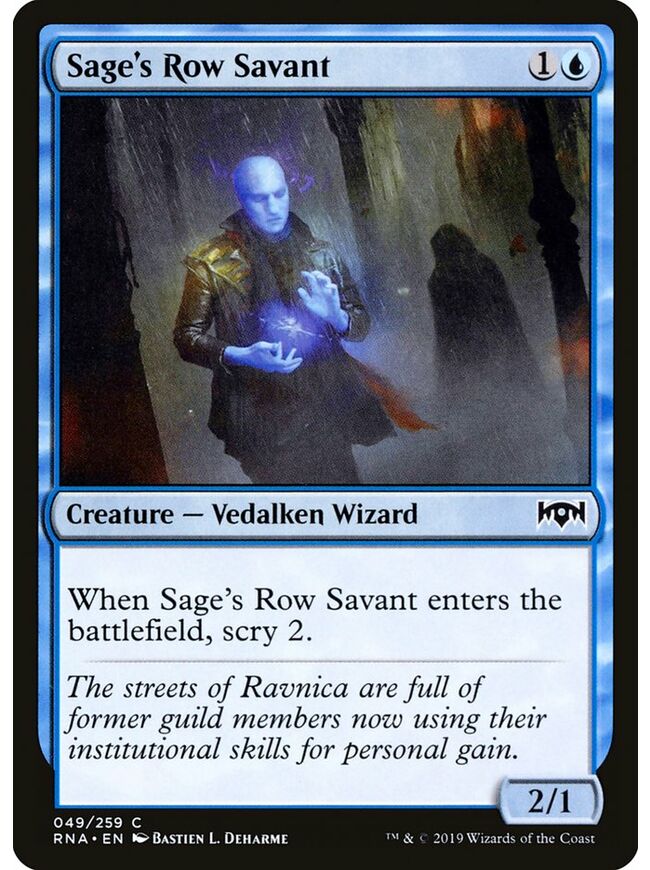 Sage's Row Savant