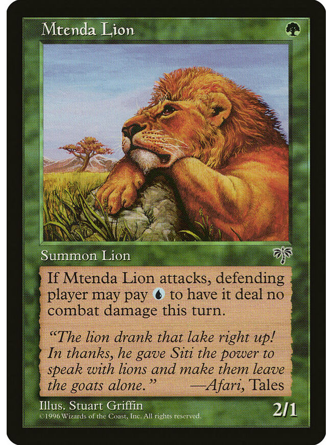 Mtenda Lion