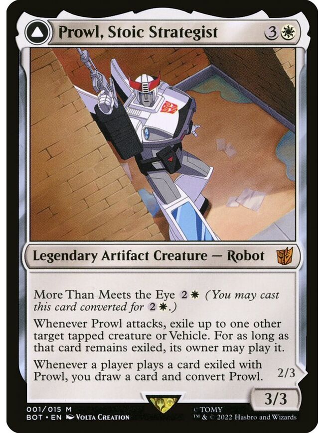 Prowl, Stoic Strategist // Prowl, Pursuit Vehicle