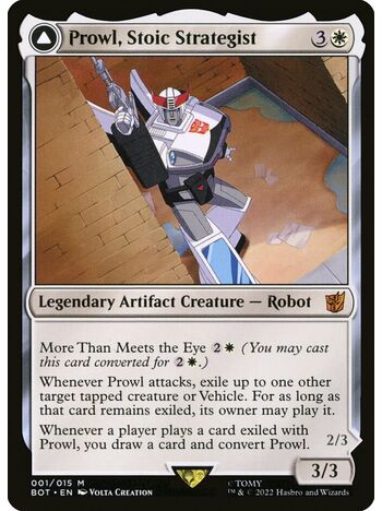 Prowl, Stoic Strategist // Prowl, Pursuit Vehicle