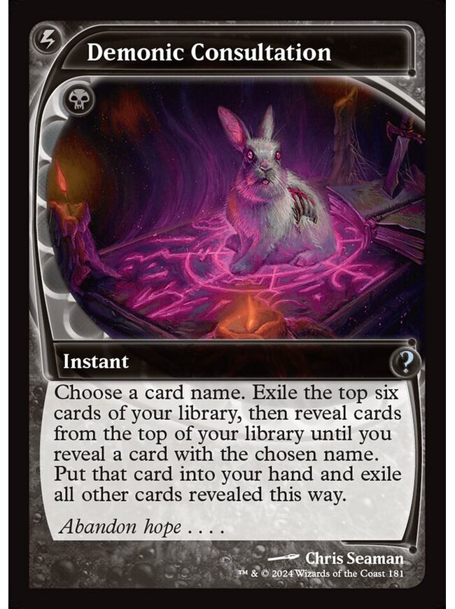 Demonic Consultation