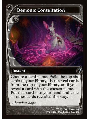 Demonic Consultation