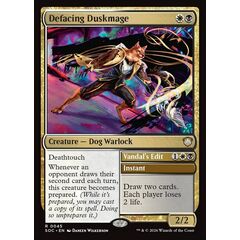Defacing Duskmage // Vandal's Edit