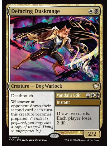 Defacing Duskmage // Vandal's Edit