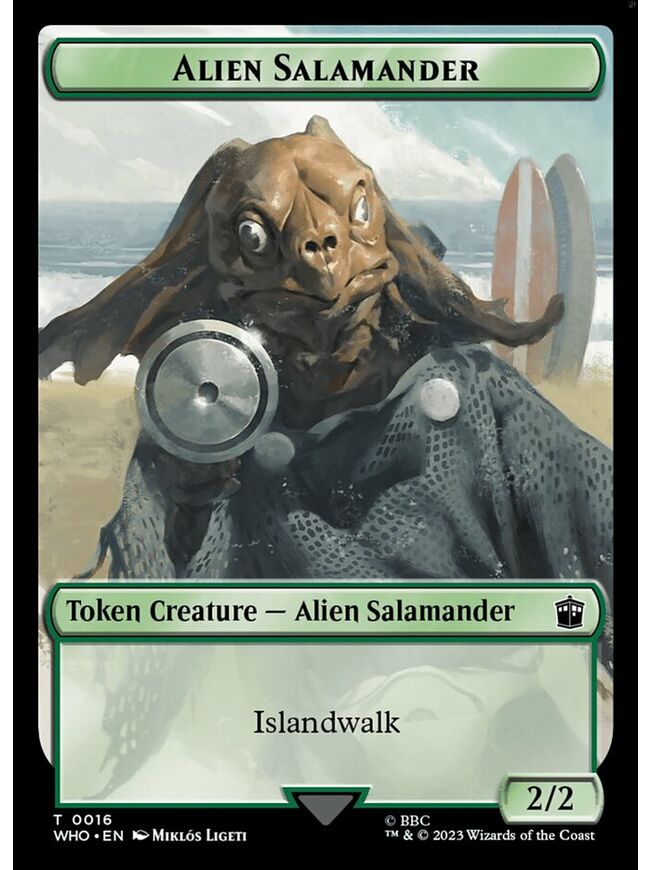 Alien Salamander Token