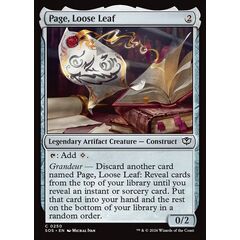 Page, Loose Leaf