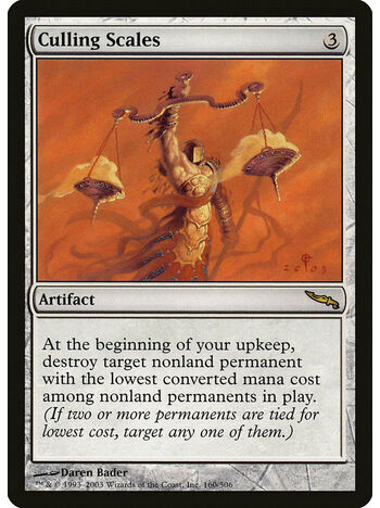 Culling Scales