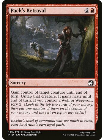 Pack's Betrayal
