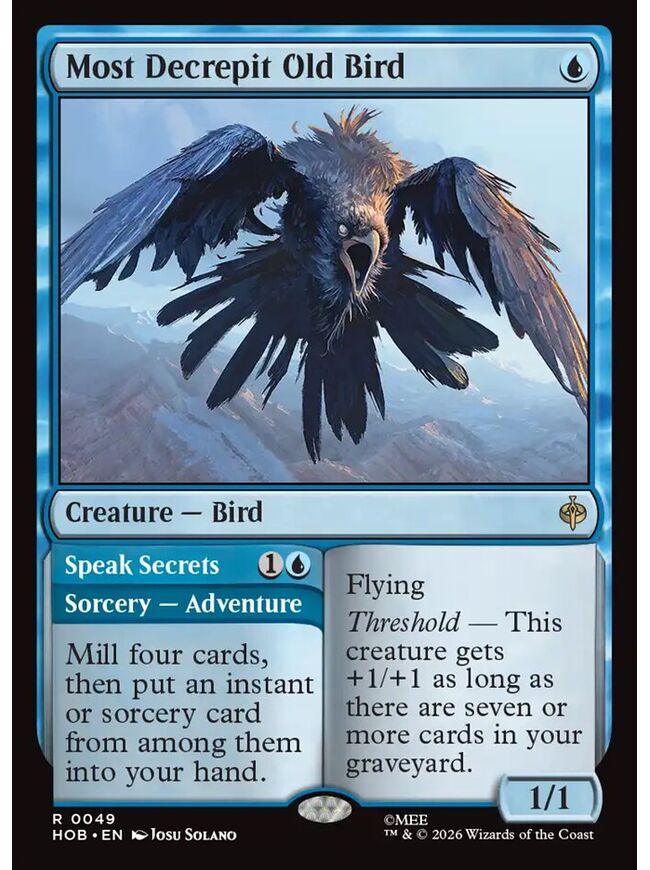 Most Decrepit Old Bird // Speak Secrets