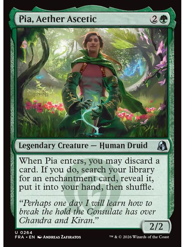 Pia, Aether Ascetic